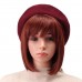 Girls Vintage Fleece Laceup Painting Hat Cap Winter Cute Lolita Beret Headwear  eb-15405927